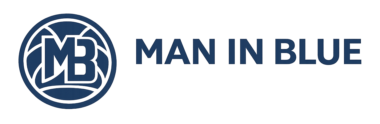 MAN IN BLUE